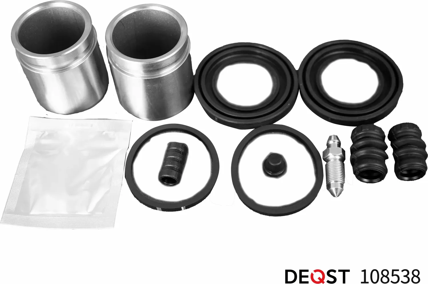 Ремкомплект тормозного суппорта с поршнем переднего (поршень O 45 mm). Применяем (Deqst). Артикул 108538