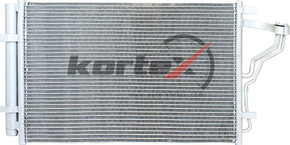 Радиатор кондиционера [с ресивером] (Kortex). Артикул KRD2029