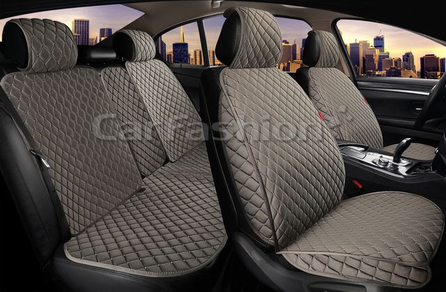 Накидки универсальные Sokol Plus для авто, цвет Серый/Серый/Серый. Артикул 22730