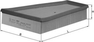 Воздушный фильтр Mahle. Артикул LX 694