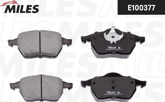 Тормозные колодки Miles (Semi-Metallic). Артикул E100377