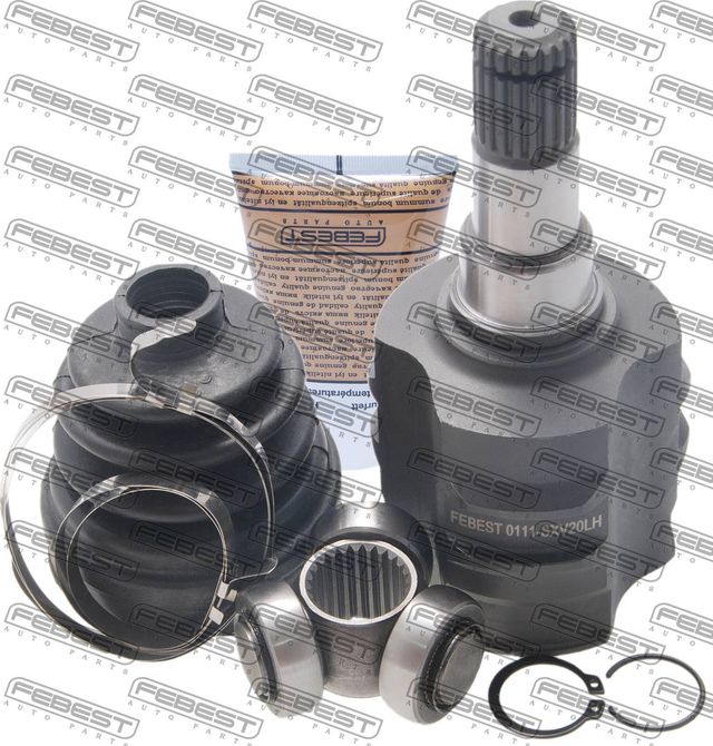 Шрус внутренний (граната) Febest передний левый для Toyota Camry 20 (V20, XV20) 1996-2002. Артикул 0111-SXV20LH
