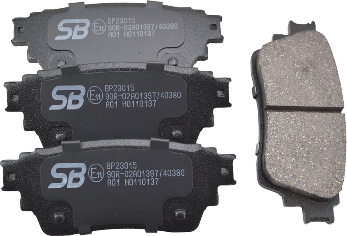 Колодки тормозные дисковые задние к-т MITSUBISHI (SB Nagamochi). Артикул bp23015