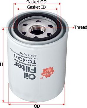 Фильтр АКПП Sakura. Артикул TC-4301