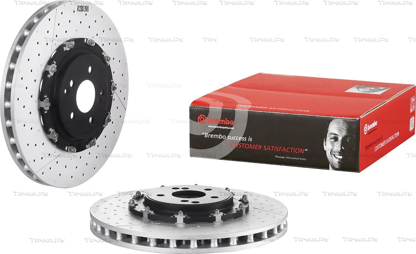 Тормозной диск Brembo PRIME LINE - Floating передний для Mercedes-Benz AMG GT I 2014-2026. Артикул 09.9313.33