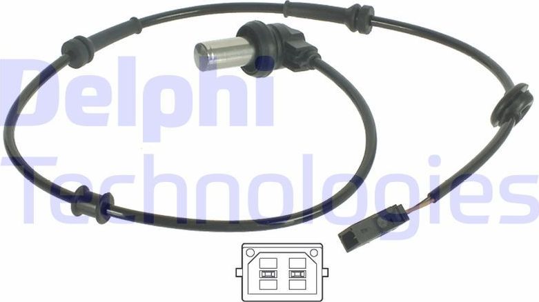 Датчик ABS Delphi. Артикул SS20038