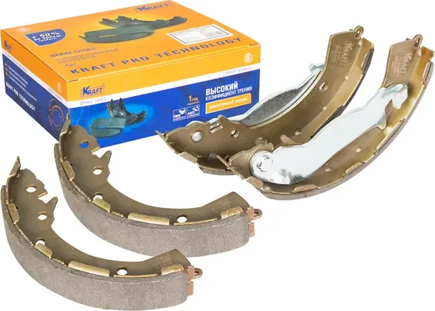Колодки тормозные HYUNDAI/KIA SOLARIS/RIO 10- барабаные (Kraft). Артикул KT091515