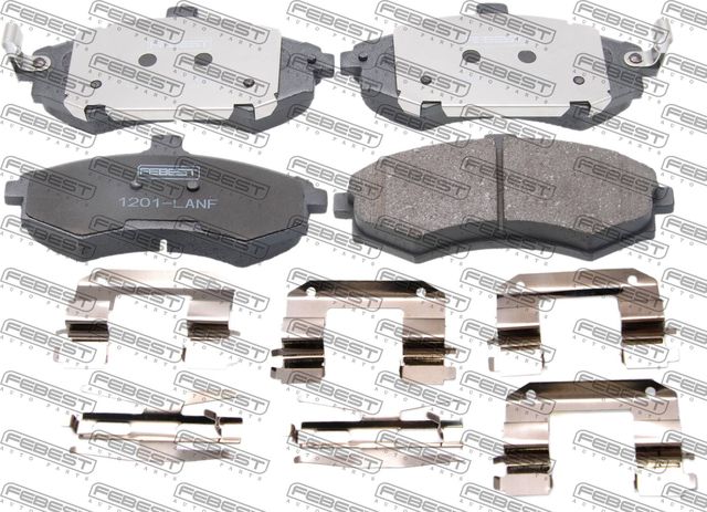 Тормозные колодки Febest. Артикул 1201-LANF