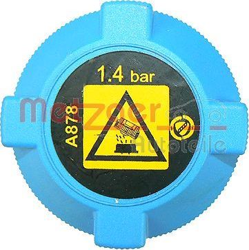 крышка радиатора fiat puntomareadobloidea 99 Metzger (полимерный материал). Артикул 2140057