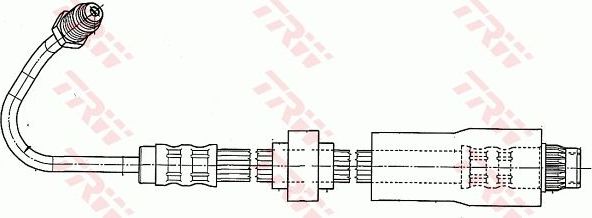 Тормозной шланг TRW. Артикул PHB542