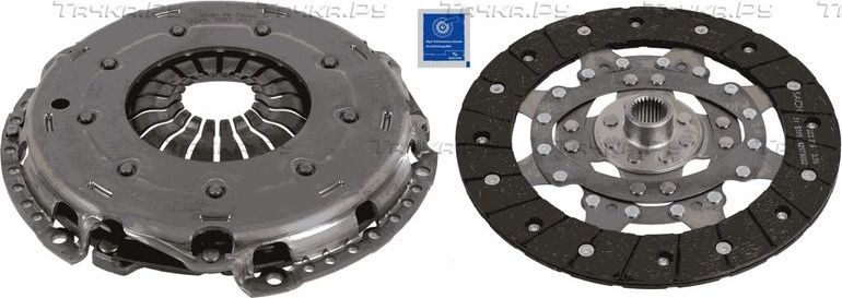 Сцепление (комплект) SACHS XTend для Peugeot 508 I 2014-2018. Артикул 3000 970 132