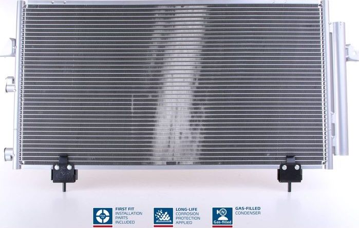 Радиатор кондиционера (конденсатор) Nissens (алюминий). Артикул 94741