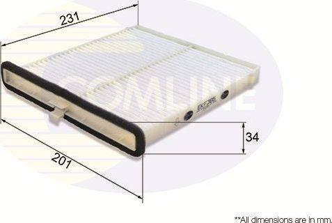 Салонный фильтр Comline. Артикул EKF385