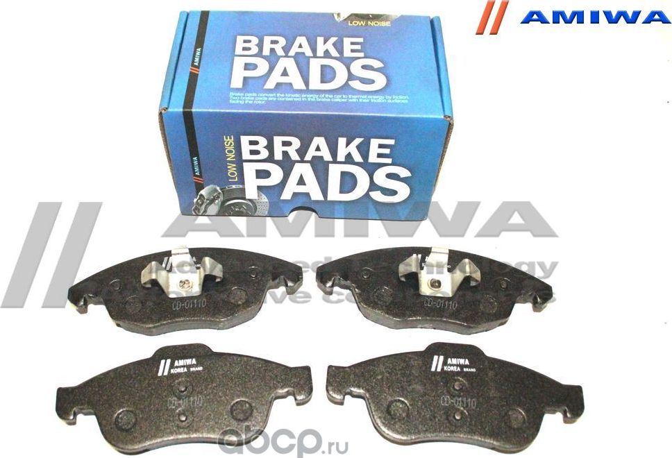 Колодки тормозные передние (Amiwa). Артикул CD01110