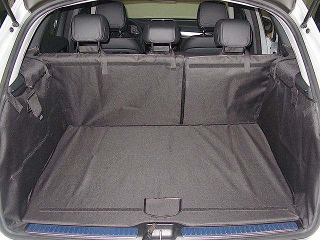 Защитный чехол AUTOSMSTUDIO "Maxi" в багажник автомобиля для Mercedes-Benz GLC X253 2015-2026, серый. Артикул TP-GLC-MAXI-GR