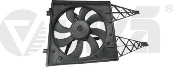 Вентилятор радиатора двигателя (в сборе) Vika для SEAT Ibiza III 2002-2009. Артикул 99591821601