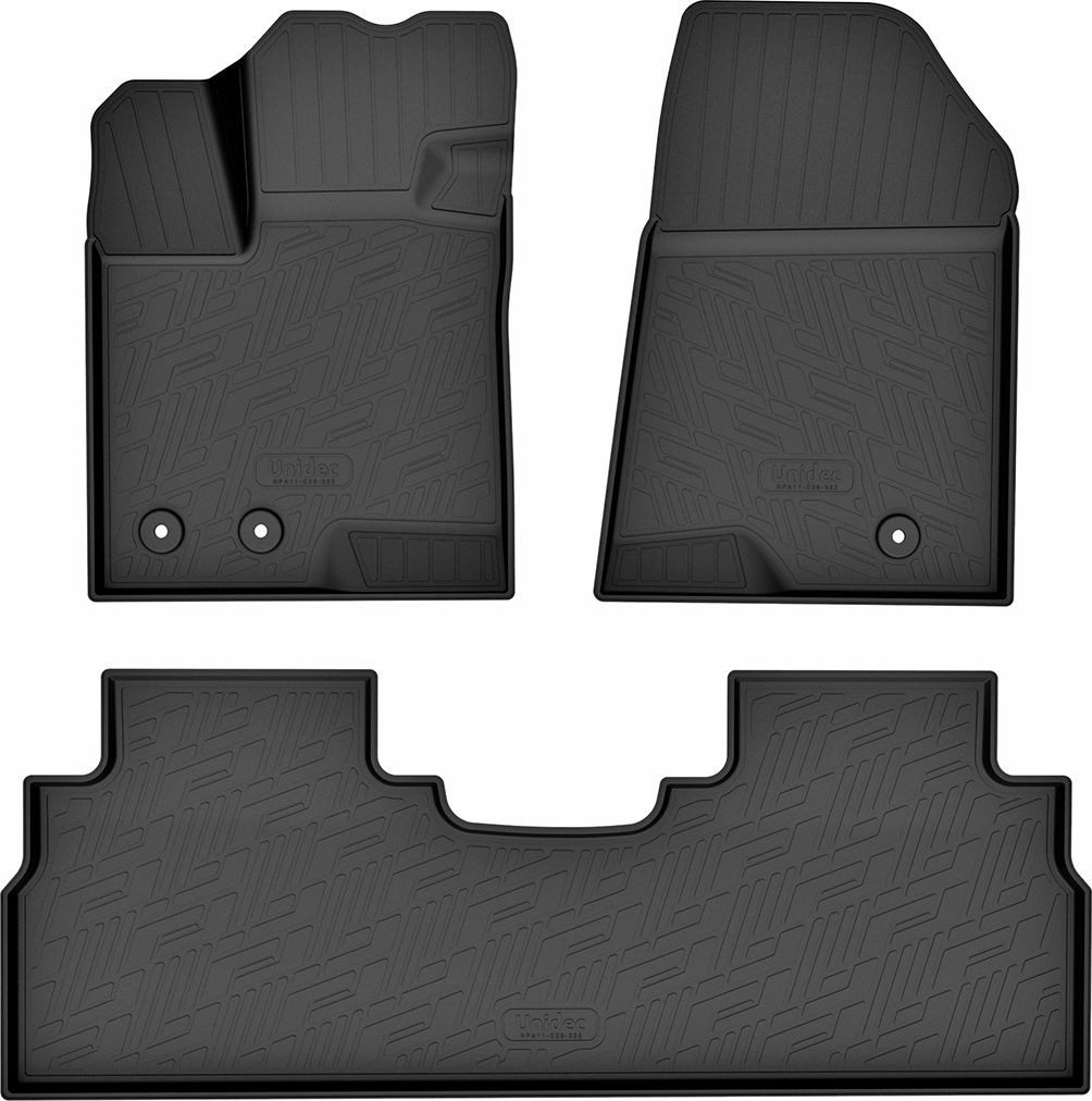 Коврики 3D Норпласт для салона Haval F7 II 2WD 2024-2026 ЧЕРНЫЙ. Артикул NPA11-C28-322