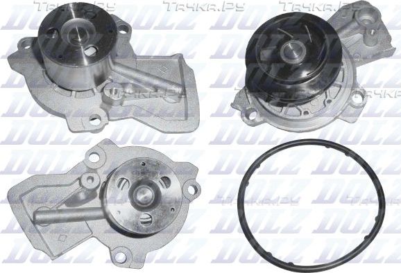 Помпа (водяной насос) Dolz для Volkswagen Polo V 2014-2026. Артикул A254