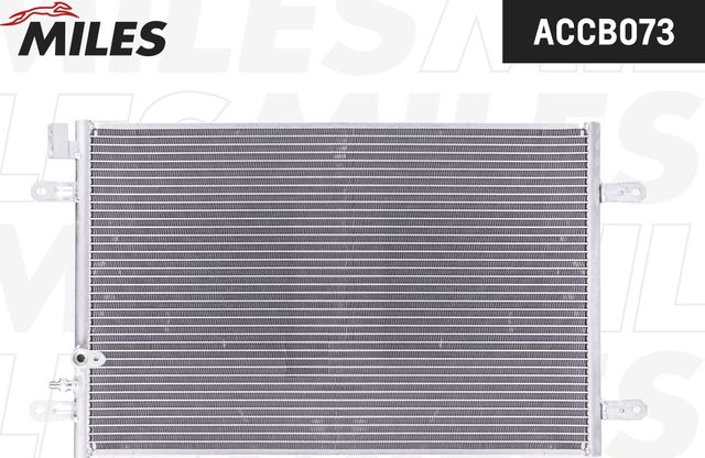 Радиатор кондиционера (конденсатор) Miles для Audi A6 III (C6) 2004-2011. Артикул ACCB073