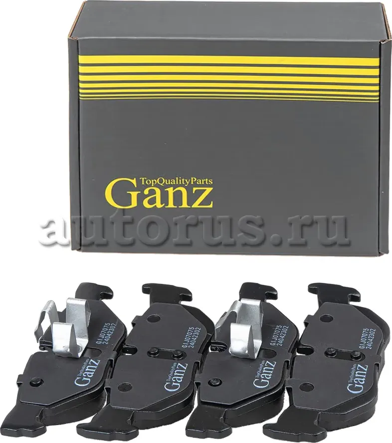 Колодки задние BMW E90/91 / X1 (E84) PF4142 - с датчиком GANZ GIJ07075 Ganz. Артикул GIJ07075