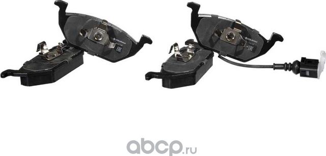 КОЛОДКИ ПЕРЕДНИЕ ДЛЯ А/М VW GOLF V-VI (03-12), POLO IV (-09) SKODA OCTAVIA I-II (Volram). Артикул VR26144