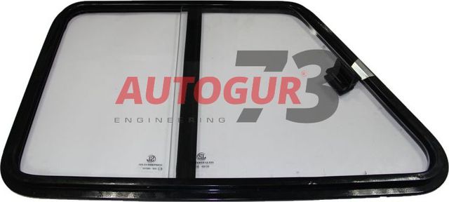 Окно раздвижное (форточка) передней двери левое УАЗ-452 (Буханка). Артикул ОР-ПЛ-452