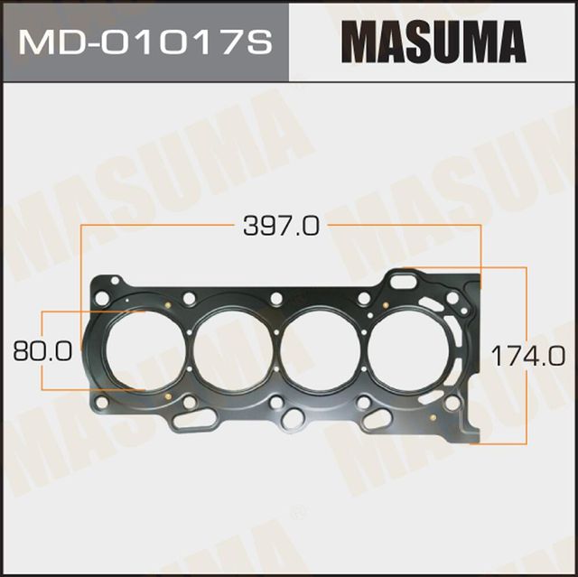 Прокладка ГБЦ Masuma для Toyota Caldina III 2002-2007. Артикул MD-01017S