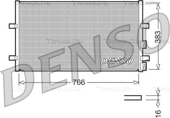 Радиатор кондиционера (конденсатор) Denso. Артикул DCN10009
