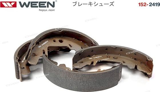 Тормозные колодки WEEN. Артикул 152-2419