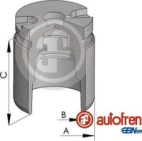 Поршень тормозного суппорта Autofren Seinsa (сталь). Артикул D025441