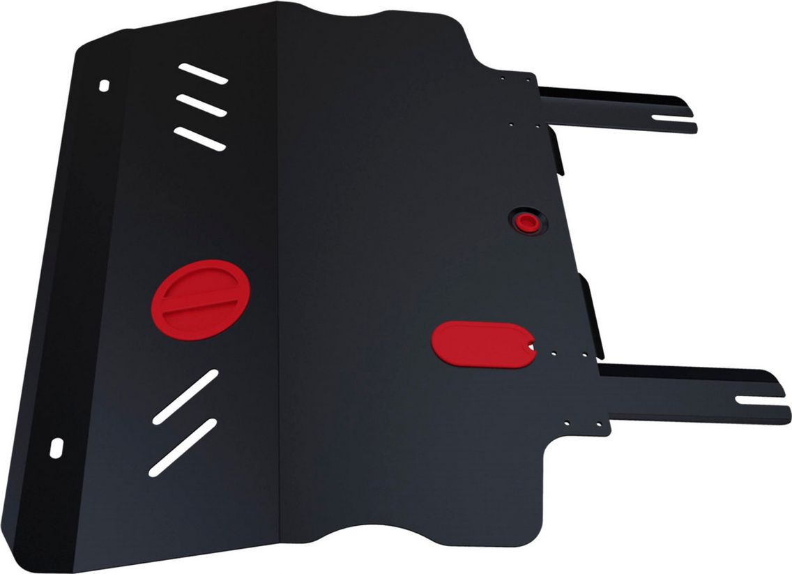 Защита АвтоБРОНЯ для картера и КПП Fiat Freemont АКПП 2013-2016. Артикул 111.01709.1