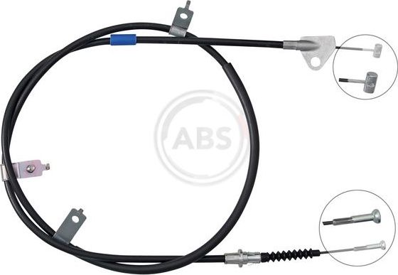 Трос ручника (тросик ручного тормоза) ABS для Mazda CX-5 I 2011-2017. Артикул K10020