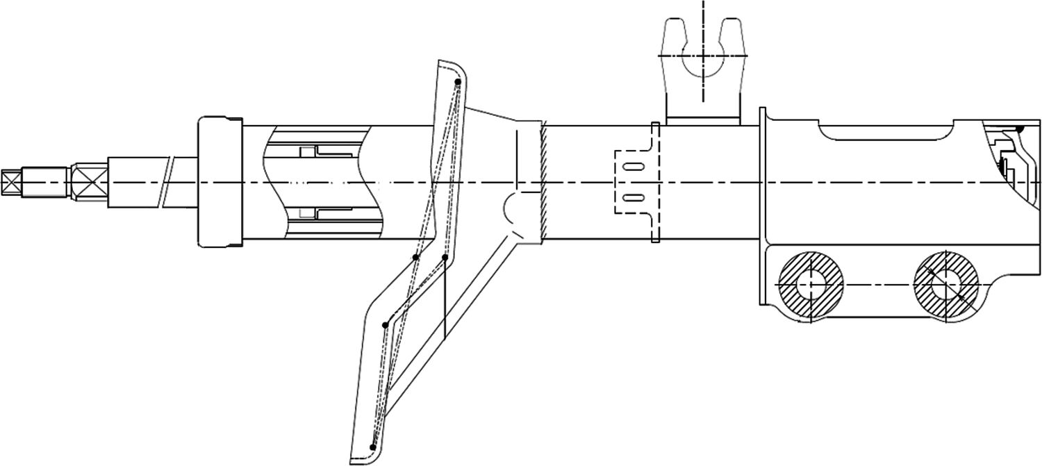 Амортизатор CTR. Артикул GY1400G