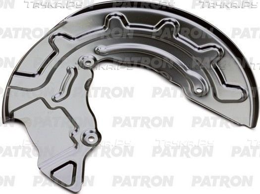 Кожух (щиток) тормозного диска Patron передний правый для Volkswagen Golf VII 2012-2026. Артикул PBS189