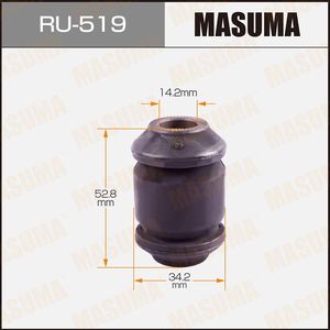 Сайлентблок переднего рычага подвески Masuma правый/левый нижний для Toyota Yaris II 2005-2011. Артикул RU-519