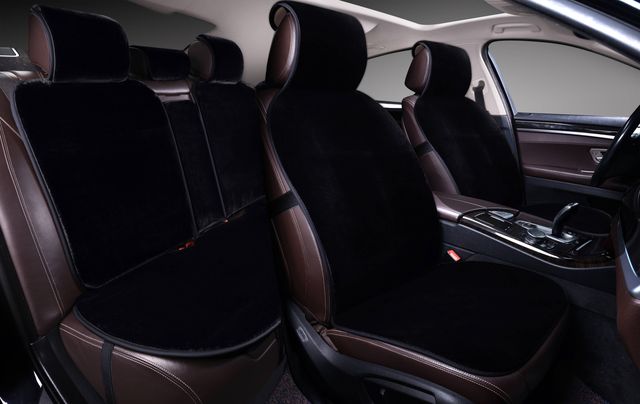 Накидки PSV Mutton искусственный мех 145х55, цвет Черный. Артикул 133477