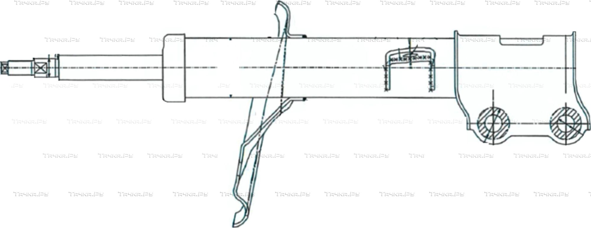 Амортизатор CTR передний правый для Hyundai i30 I 2007-2012. Артикул GY0709G