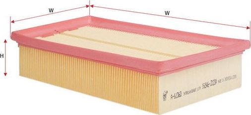 Воздушный фильтр Sakura. Артикул A-61360