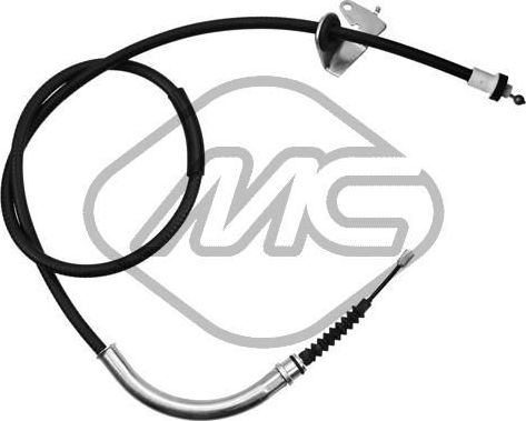 Трос ручника (тросик ручного тормоза) Metalcaucho задний левый для MINI Cabrio I (R52) 2004-2008. Артикул 80664