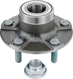 Ступица колеса с интегрированным подшипником NTN / SNR задняя для Mazda 323 V (BA) 1994-1998. Артикул R170.47