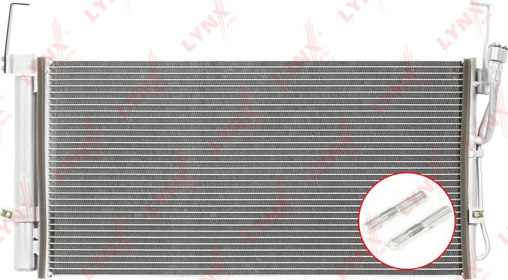 Радиатор кондиционера (конденсатор) LYNXauto. Артикул RC-0049