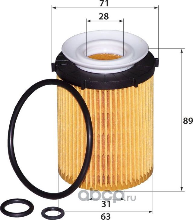 O-1008E OEM 270 180 01 09 (масляная вставка) (RB-Exide). Артикул O1008E