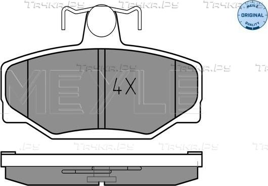 Тормозные колодки Meyle Original задние для Volvo 960 I 1990-1996. Артикул 025 213 8513
