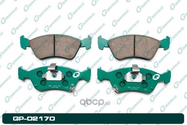 Колодки тормозные дисковые (G-Brake). Артикул GP02170