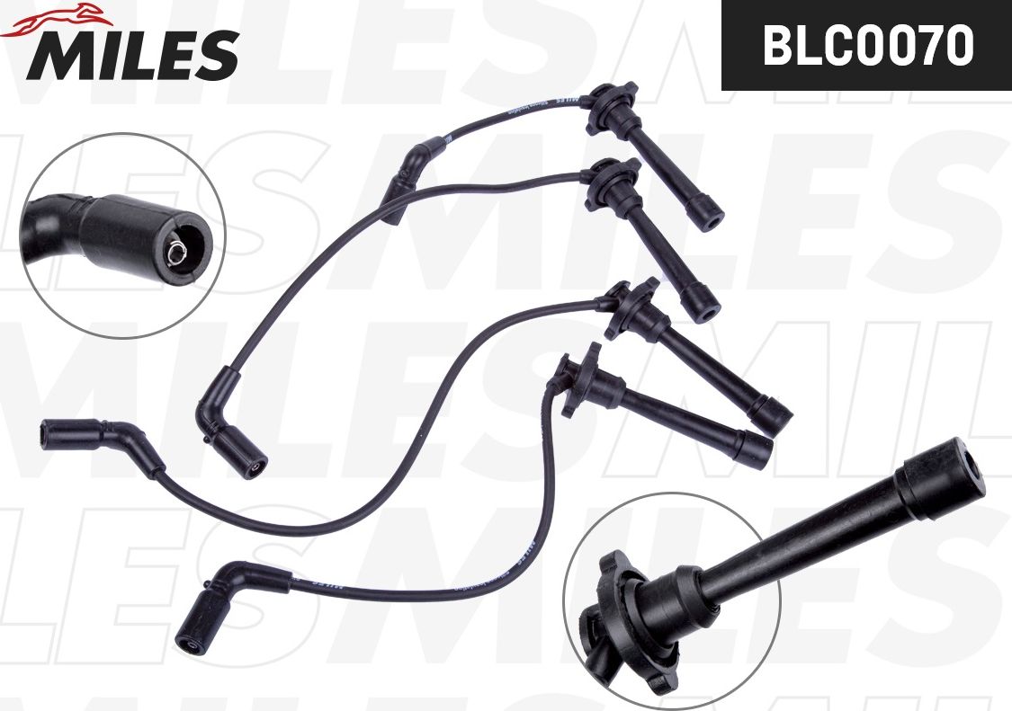 Высоковольтные провода (провода зажигания) (комплект) Miles. Артикул BLC0070