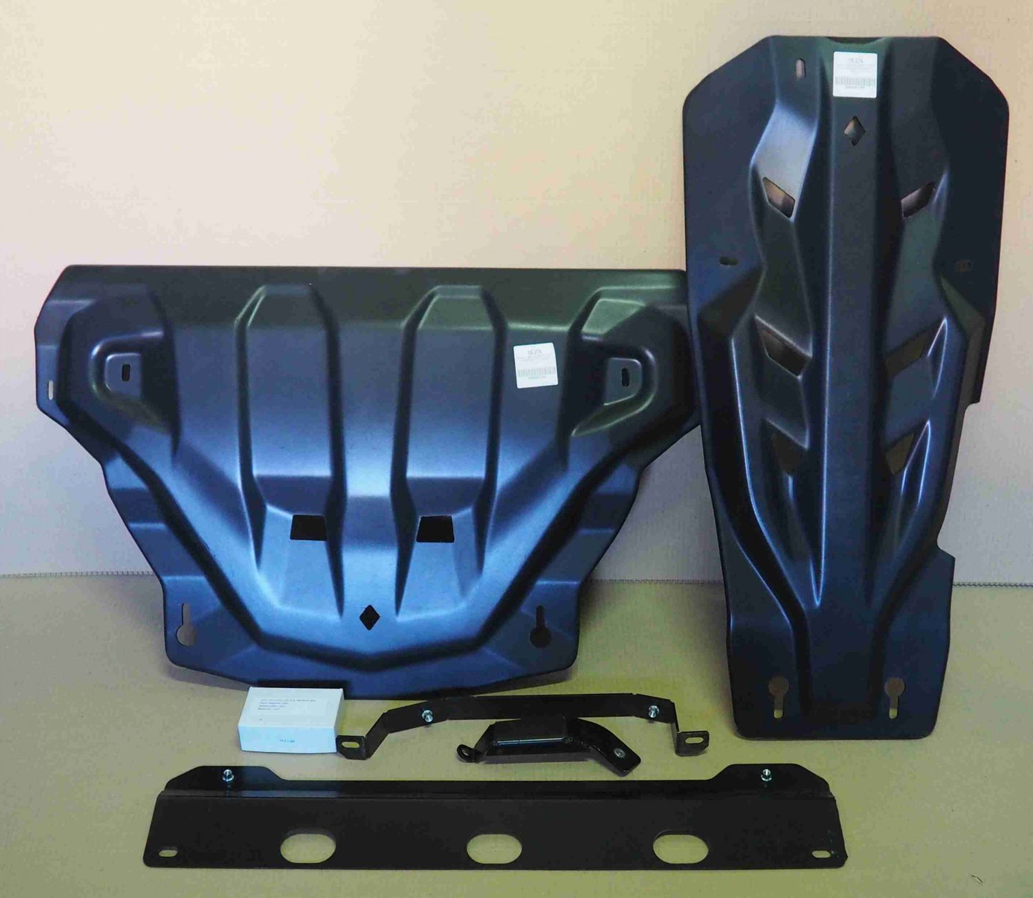 Защита композитная АВС-Дизайн для картера и КПП Infiniti QX70 2013-2017. Артикул 15.27k