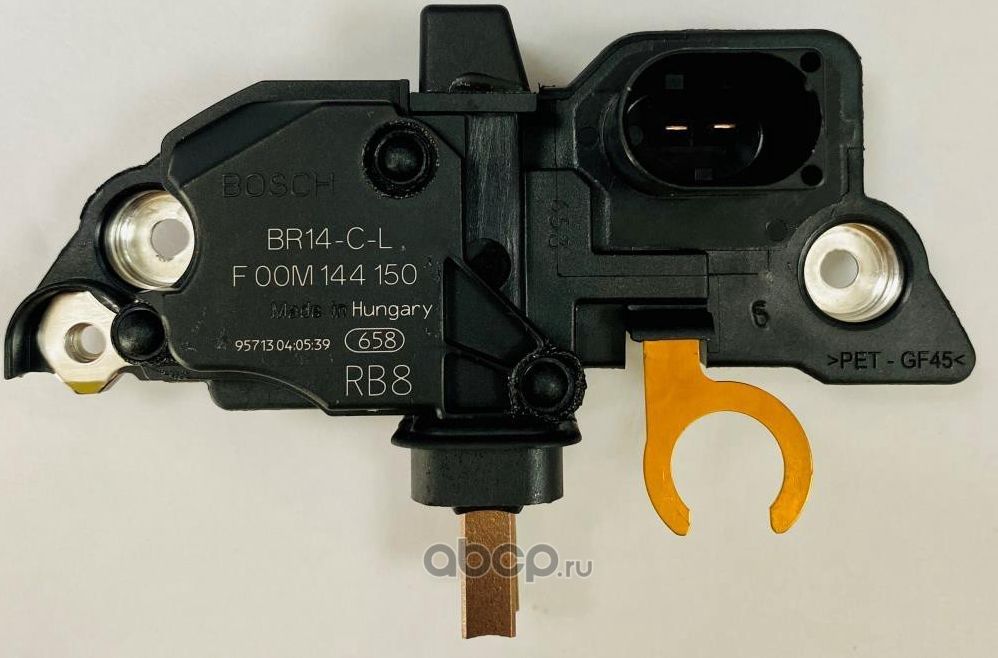 Реле-регулятор напряжения генератора Bosch. Артикул F 00M 144 150