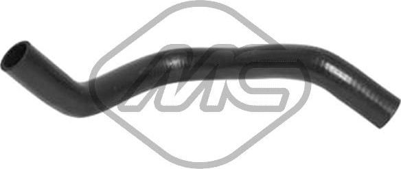 Патрубок радиатора (системы охлаждения) Metalcaucho. Артикул 09302