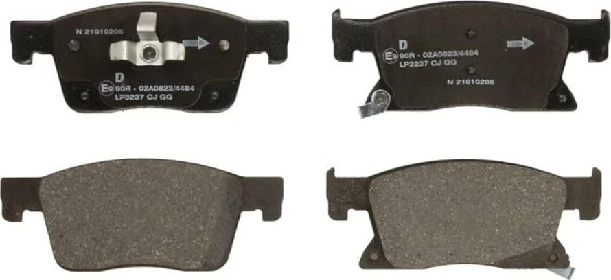 Тормозные колодки Delphi (Low-Metallic). Артикул LP3237