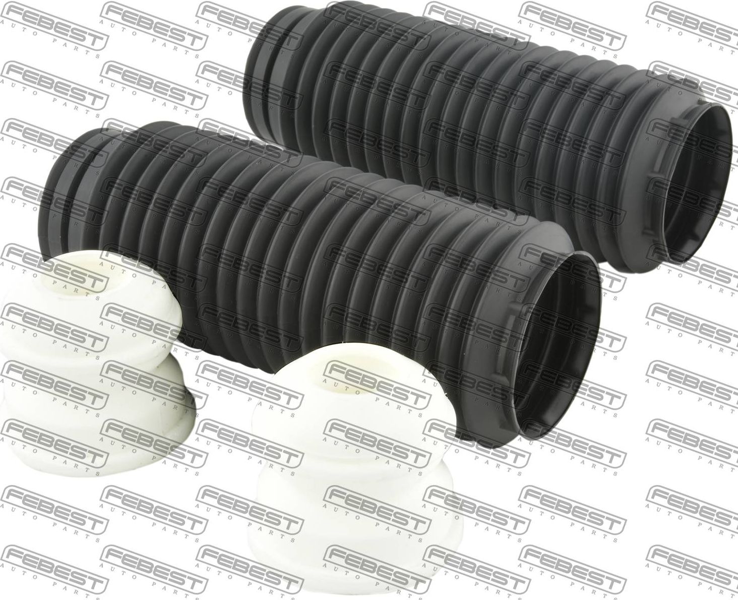 Комплект отбойников и пыльников амортизаторов (стоек) Febest. Артикул BZSHB-639F-KIT